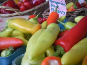 hot peppers