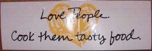 Love People. Cook them tasty food.